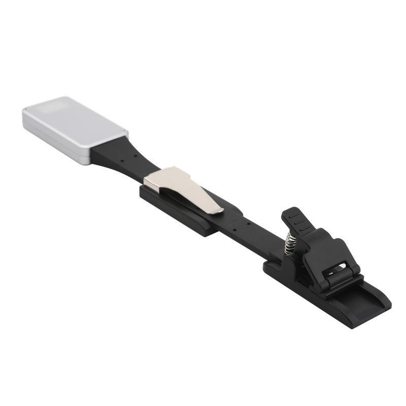 Rechargeable Book Light Clip On Reading Lamp With 3 Color Modes Magnetic Bookmark Design 0