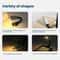 Rechargeable Book Light Clip On Reading Lamp With 3 Color Modes Magnetic Bookmark Design 6