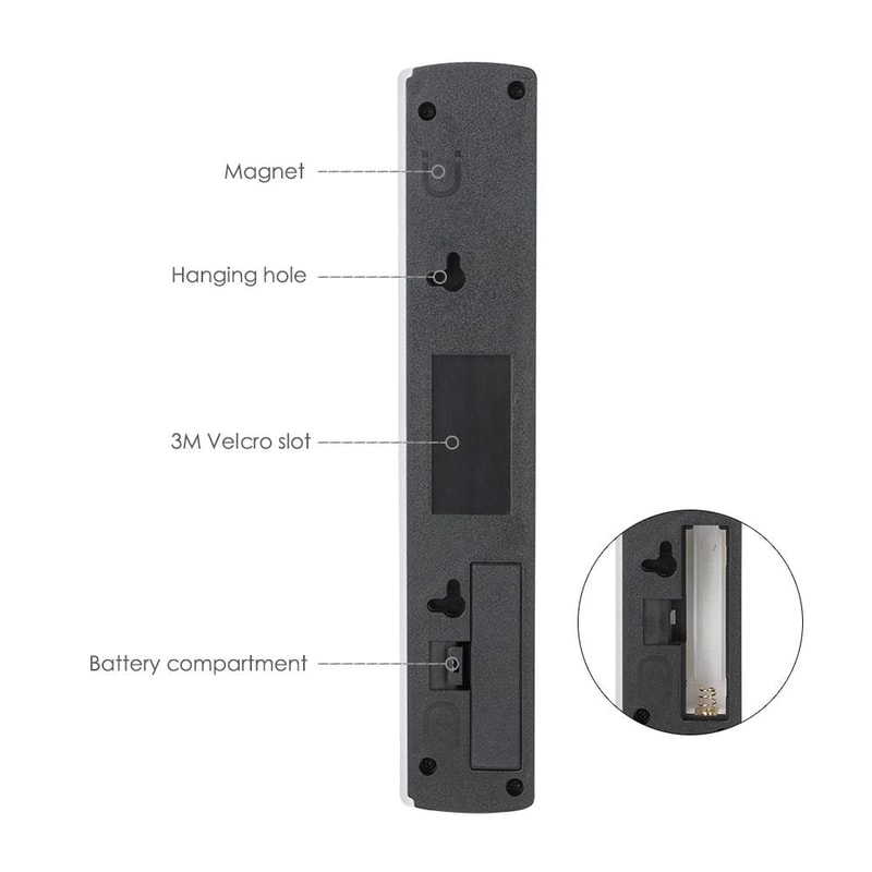 Magnetic COB LED Night Light Switch Set For Closet Hallway Emergency Lighting 4