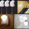 Portable LED Night Light Pull Cord Bedside Lamp For Bedroom Closet Emergency Use 3