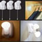 Portable LED Night Light Pull Cord Bedside Lamp For Bedroom Closet Emergency Use 3