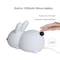Rechargeable Rabbit Night Light with Dual Tone LED and Soft Silicone Touch Control