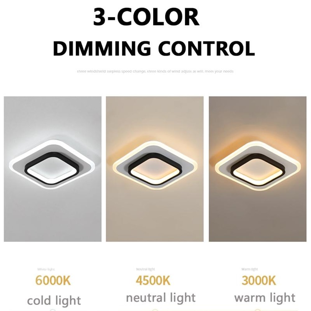 20W LED Ceiling Light With 3 Color Dimming For Aisles Entrances 1