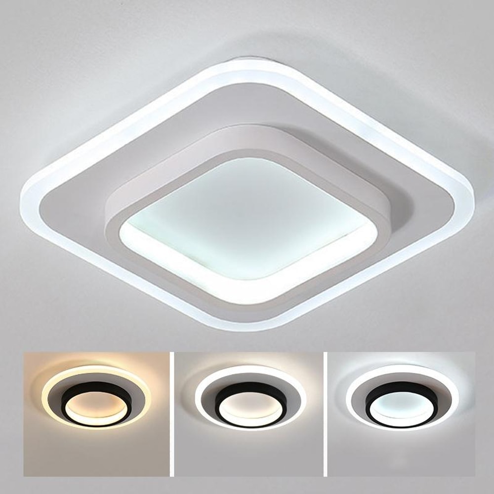 20W LED Ceiling Light With 3 Color Dimming For Aisles Entrances 2