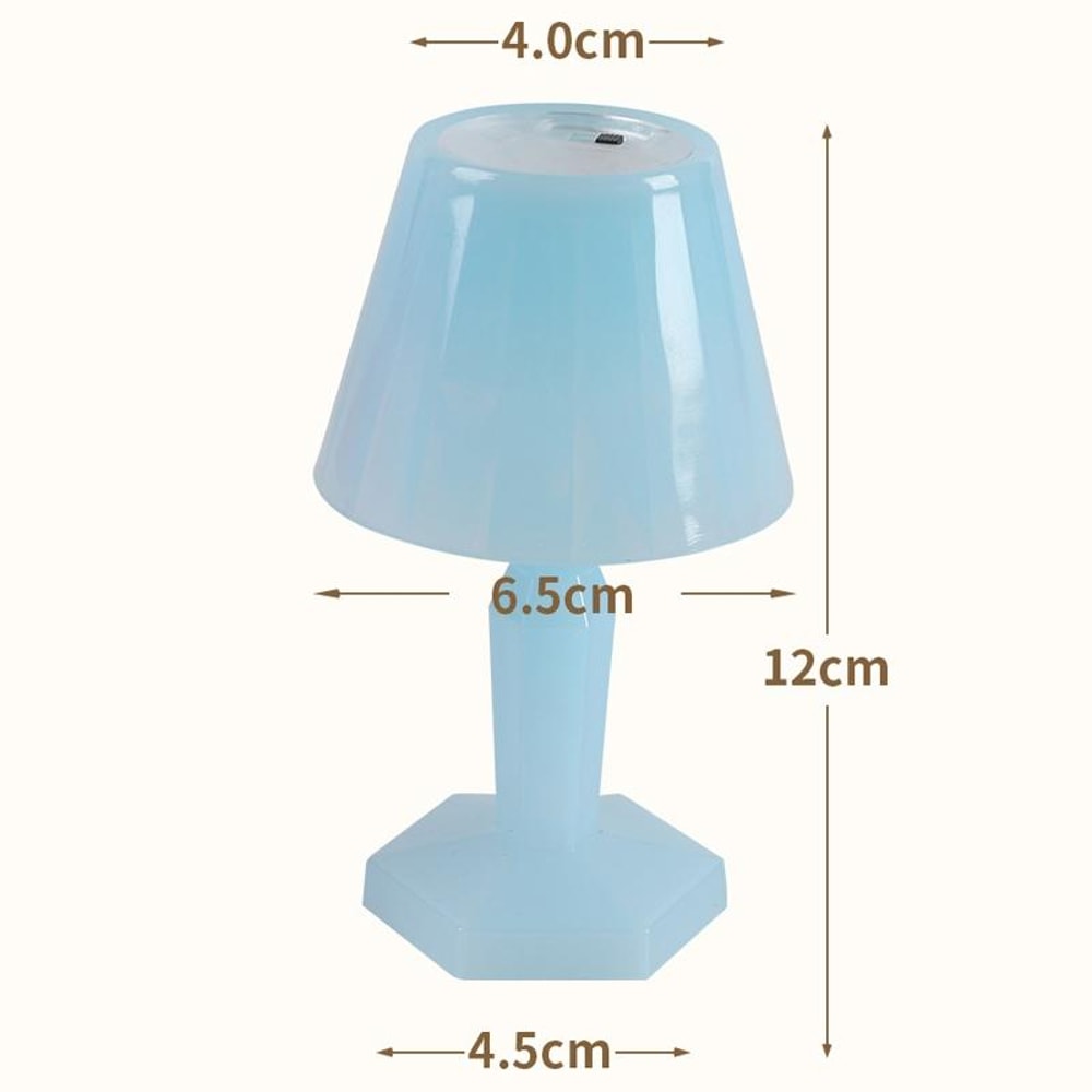 CandyGlow Battery Powered LED Night Light Table Lamp Mini Ambient Decorative Lamp 3