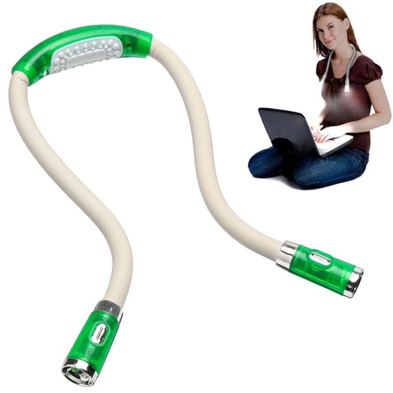 Portable U Shaped LED Book Light Handsfree Flexible Neck Reading Lamp 5