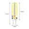Dimmable 5W Silicone LED Corn Bulb for Chandelier Lighting, AC 12V