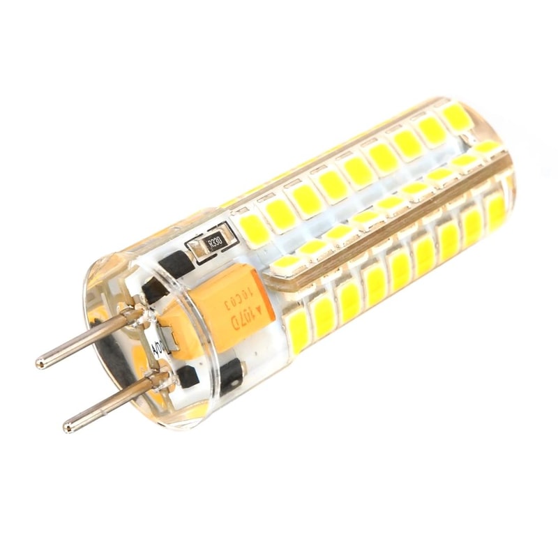 Dimmable 5W Silicone LED Corn Bulb for Chandelier Lighting, AC 12V
