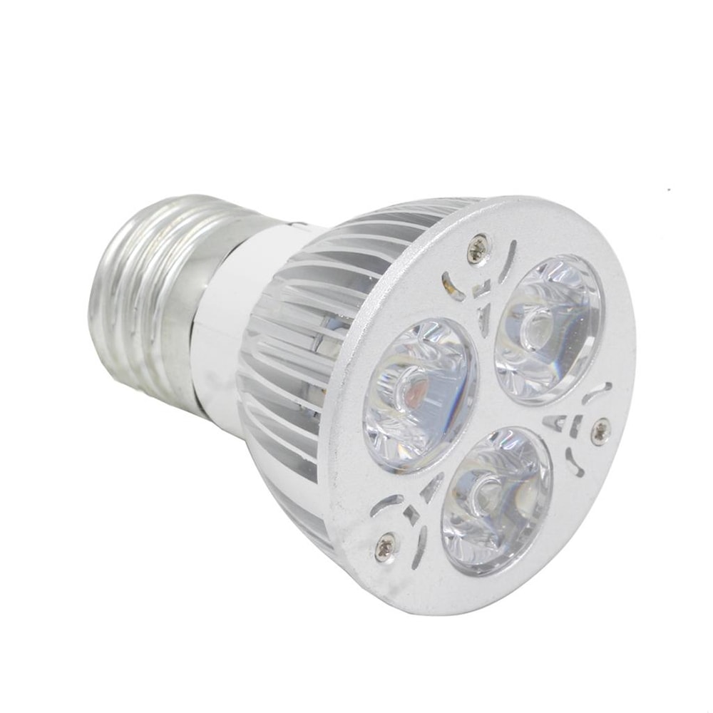 E27 Cool White LED Spotlight Bulb 3W High Efficiency Light 4