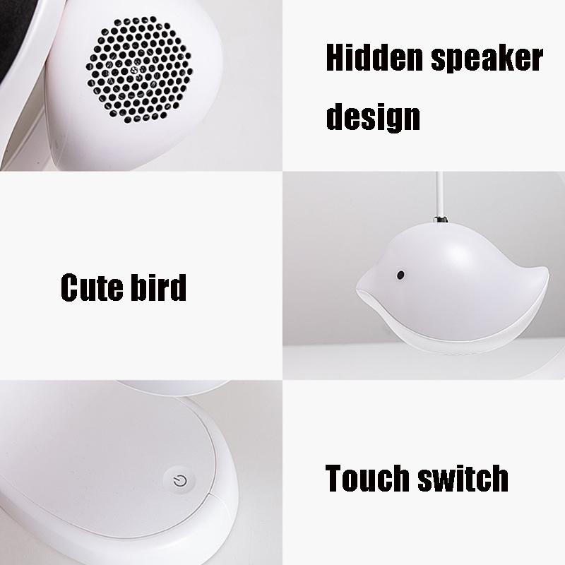 Bluetooth Speaker Night Light Desk Lamp With Touch Control USB Rechargeable Battery 7