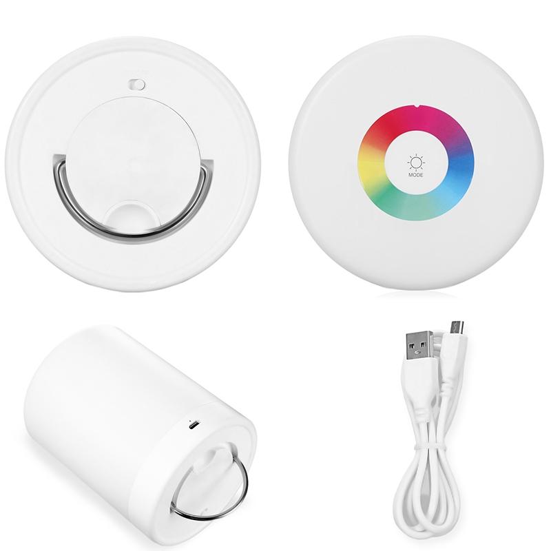 RGB Touch Night Light Rechargeable LED Bedside Lamp For Bedroom Kids Camping 4