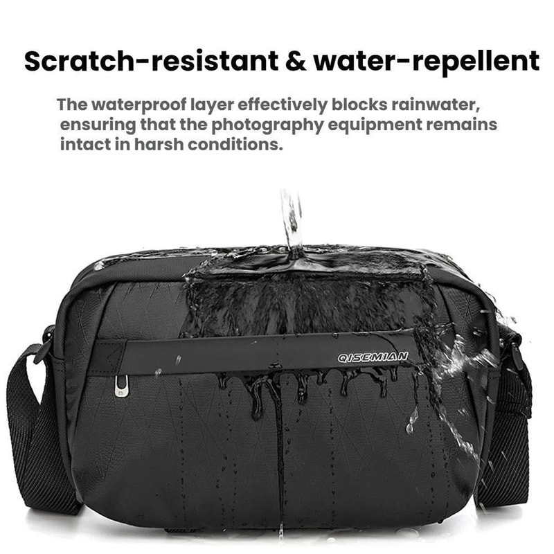 UrbanShield DSLR Sling Camera Bag For Men With Tripod Strap Removable Dividers 3