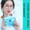 Kids Camera Straw Water Bottle Leakproof Travel Juice Cup 400ml 6