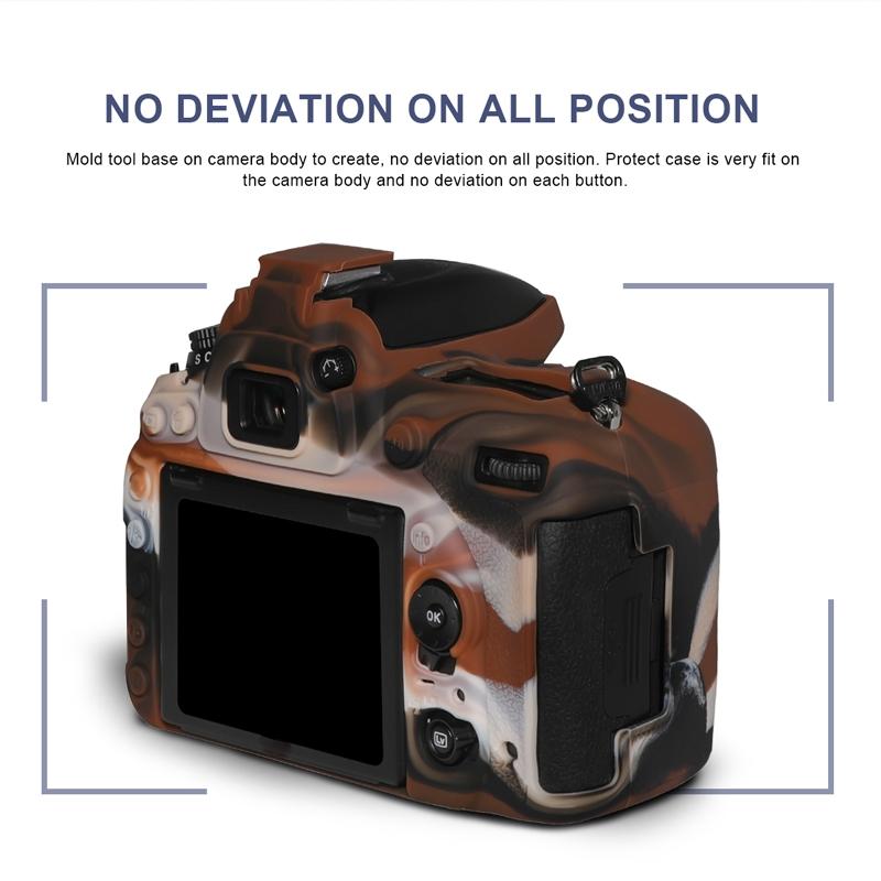 Nikon D750 Camera Case Soft Silicone Protective Cover With Anti Slip Grip 8