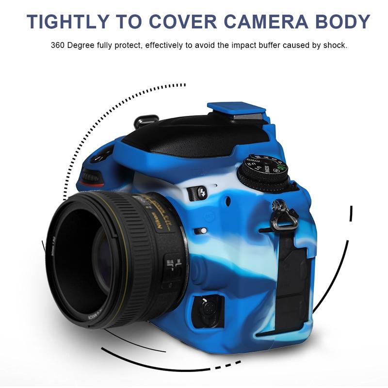 Nikon D750 Camera Case Soft Silicone Protective Cover With Anti Slip Grip 9