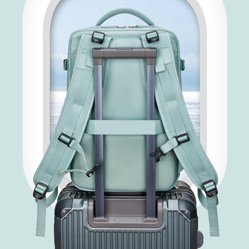 UrbanShield Travel Laptop Backpack With Shoe Compartment Waterproof Storage 3
