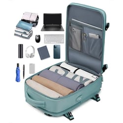 urbanshield travel laptop backpack with shoe compartment & waterproof storage