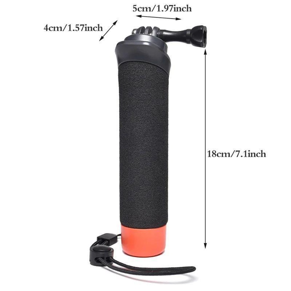AquaSecure Floating Camera Grip For GoPro DJI Insta360 With Anti Loss Cable 5