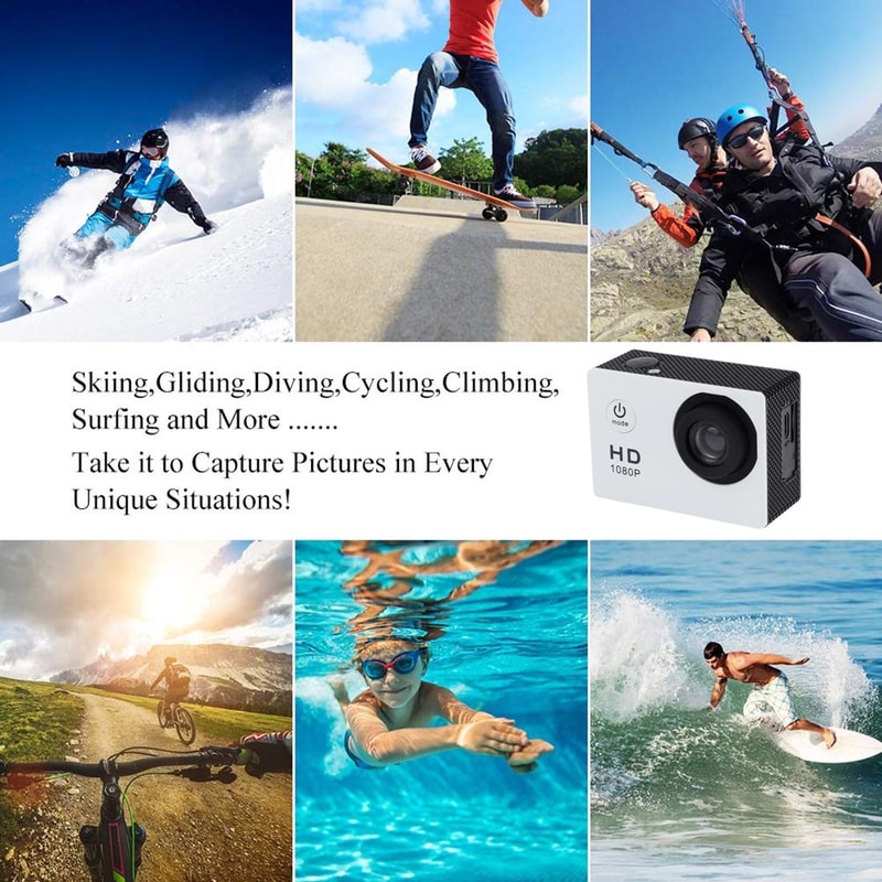 SJ4000 Full HD Action Camera With 30M Waterproof Case Wide Angle Lens 7