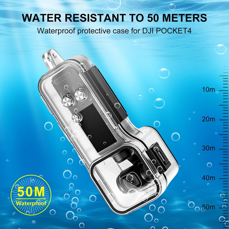 DJI Osmo Pocket 50M Waterproof Diving Case with Anti Fog Protection