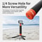 Floating Action Camera Grip Handle with Universal Mount for GoPro & 360 Cameras