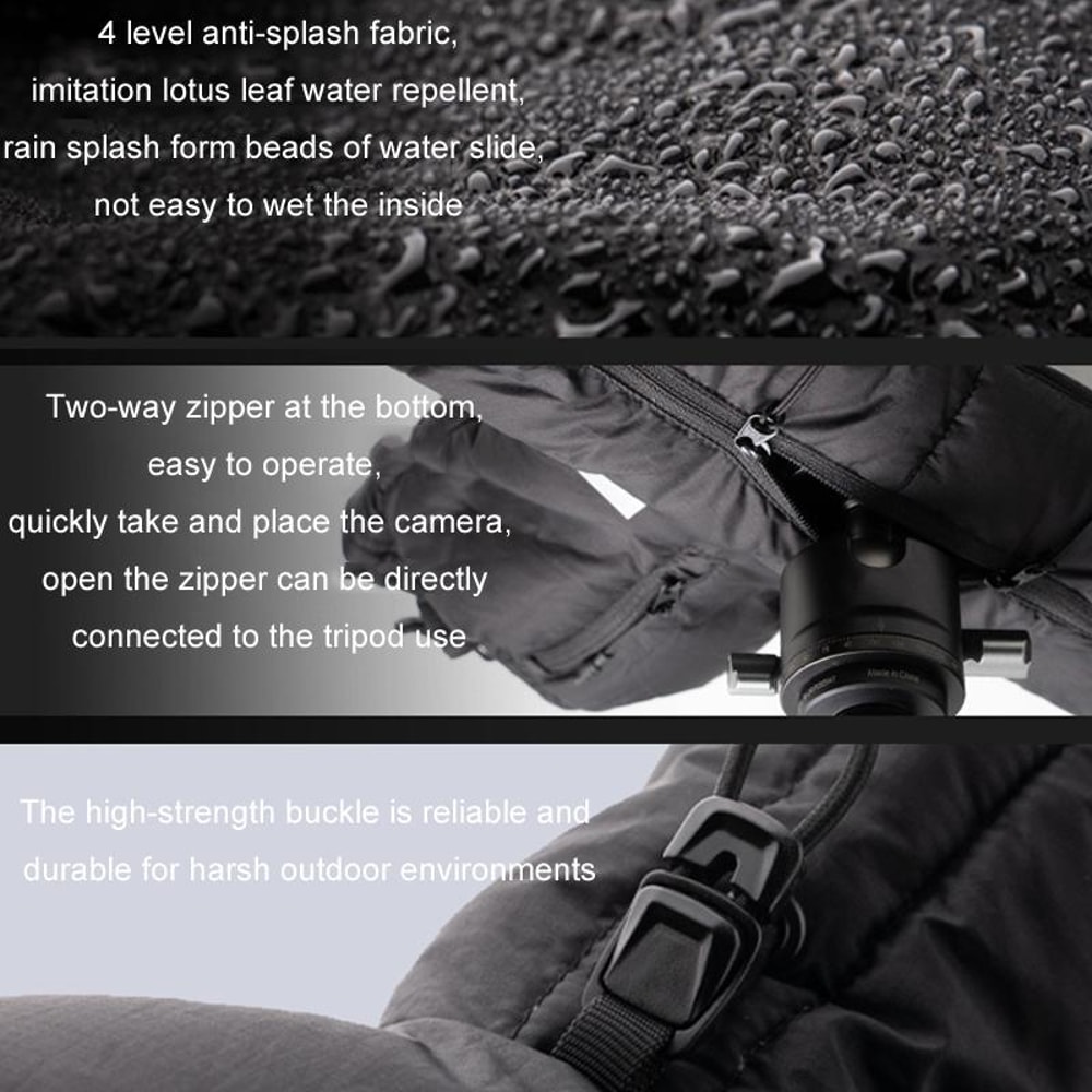 Camera Cold Weather Cover For DSLR Mirrorless Cameras With Waterproof Lens Protection 10