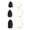 D296 Camera Lens Pouch Soft Shockproof WaterResistant DSLR Lens Case 10