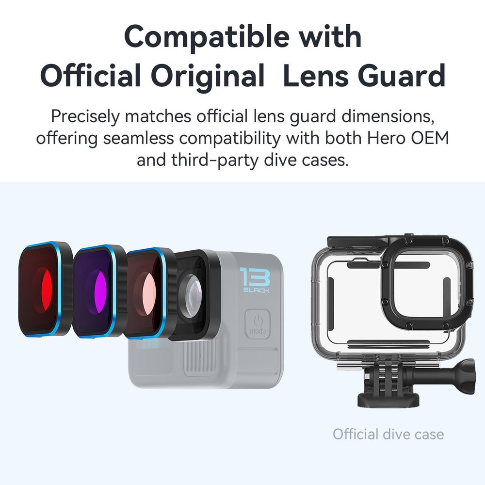 GoPro HERO Underwater Dive Filter Lens For Clear Ocean Filming 3