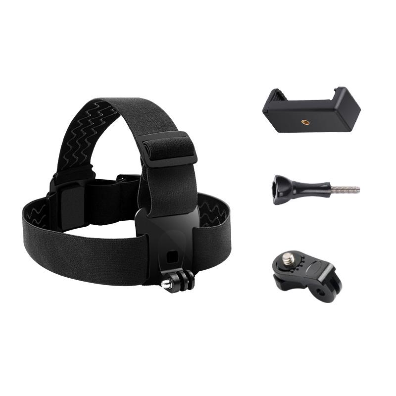 AdventureGrip Adjustable Action Camera Head Strap with Phone Mount for GoPro & Smartphones