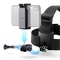 AdventureGrip Adjustable Action Camera Head Strap with Phone Mount for GoPro & Smartphones