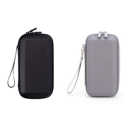 pocket 4 hard carrying case with soft flannel interior and travel wrist strap