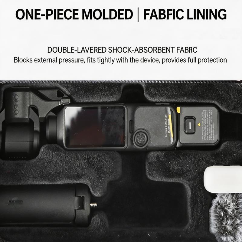 Pocket 4 Hard Carrying Case With Soft Flannel Interior And Travel Wrist Strap 5
