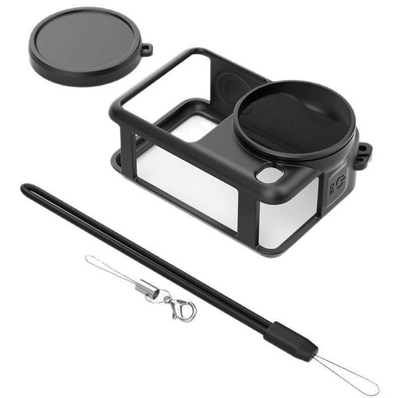 DJI Action 6 Silicone Protective Cover With Lens Cap Shockproof Camera Case 9