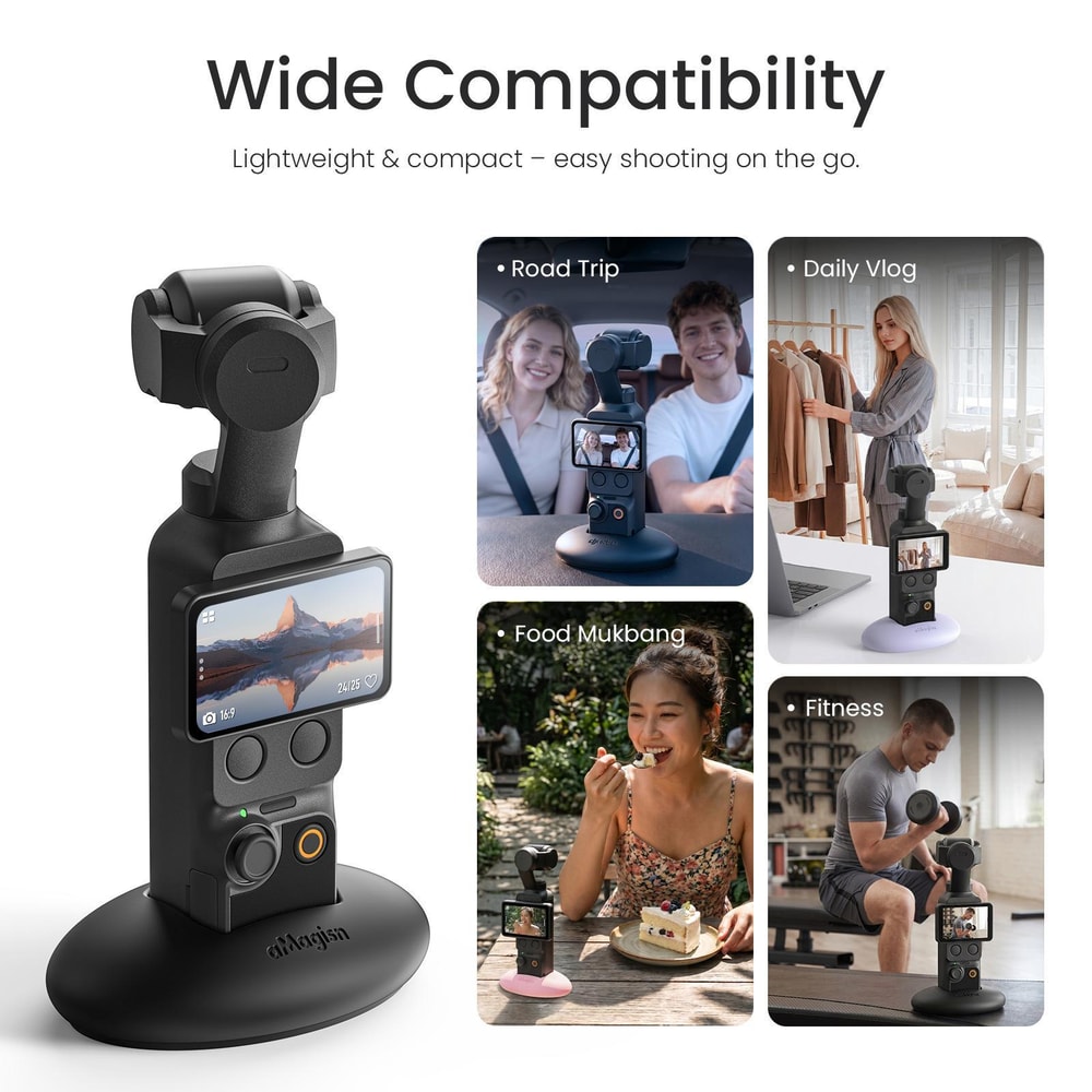 Magisn Silicone Desktop Stand Car Mount For DJI Osmo Pocket 4 And Pocket 3 10