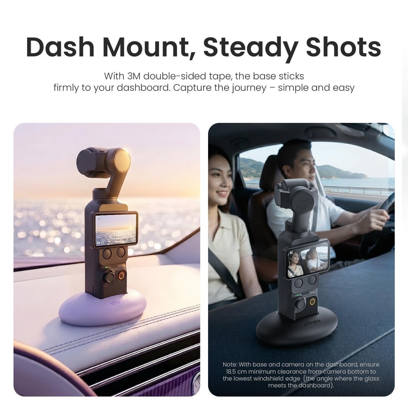 Magisn Silicone Desktop Stand Car Mount For DJI Osmo Pocket 4 And Pocket 3 5
