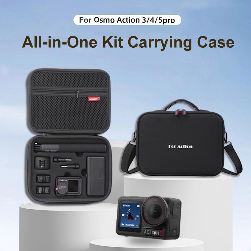 Action Camera Carrying Case Waterproof Travel Shoulder Bag For Action 5 Pro Action 4 Action 3 1