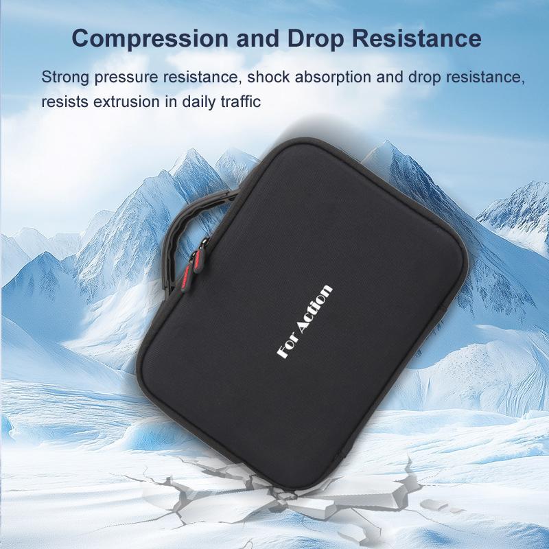 Action Camera Carrying Case Waterproof Travel Shoulder Bag For Action 5 Pro Action 4 Action 3 4