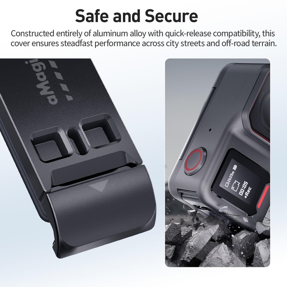 Magnetic Vertical Battery Door For Insta360 Ace Pro 2 Splashproof Quick Release Cover 10