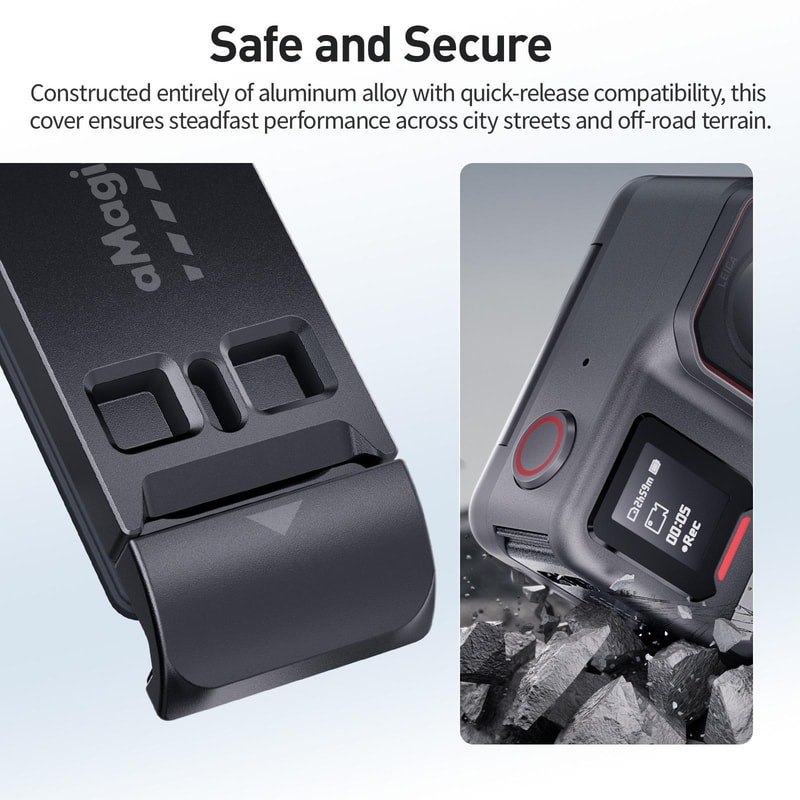 Magnetic Vertical Battery Door For Insta360 Ace Pro 2 Splashproof Quick Release Cover 10