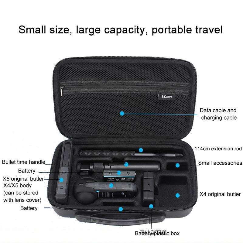 Insta360 X5 case Large Capacity Protective Shoulder Bag for X4/X5 Cameras