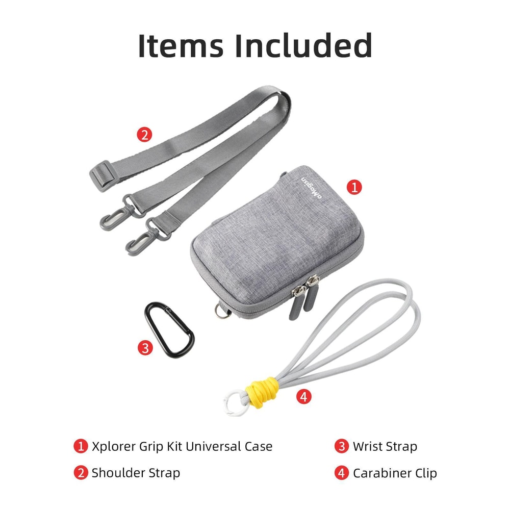 Action Camera Case for GoPro DJI Insta360 with Shoulder Strap