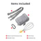 Action Camera Case for GoPro DJI Insta360 with Shoulder Strap