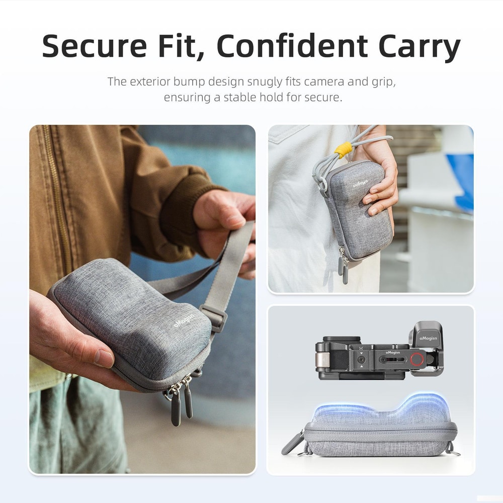 Action Camera Case for GoPro DJI Insta360 with Shoulder Strap