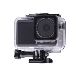 action 3/4 waterproof diving case with touch screen access for snorkeling & swimming
