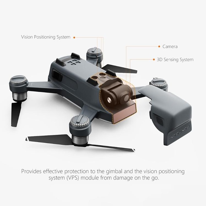 DJI Spark Gimbal Cover Camera Lens Hood & Protective Transport Guard