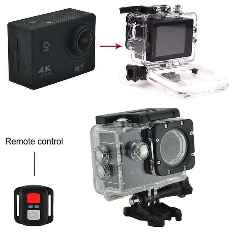 4K WiFi Waterproof Action Camera For Cycling Diving Adventure Sports Recording 3