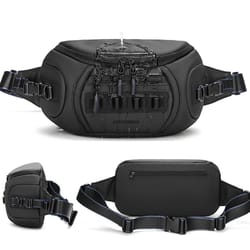 urbanflex camera sling bag for men with removable dividers & water resistant travel design