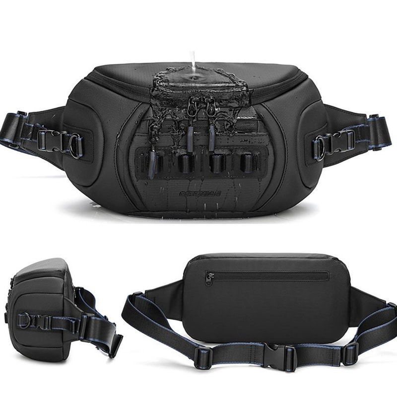 UrbanFlex Camera Sling Bag For Men With Removable Dividers Water Resistant Travel Design 0