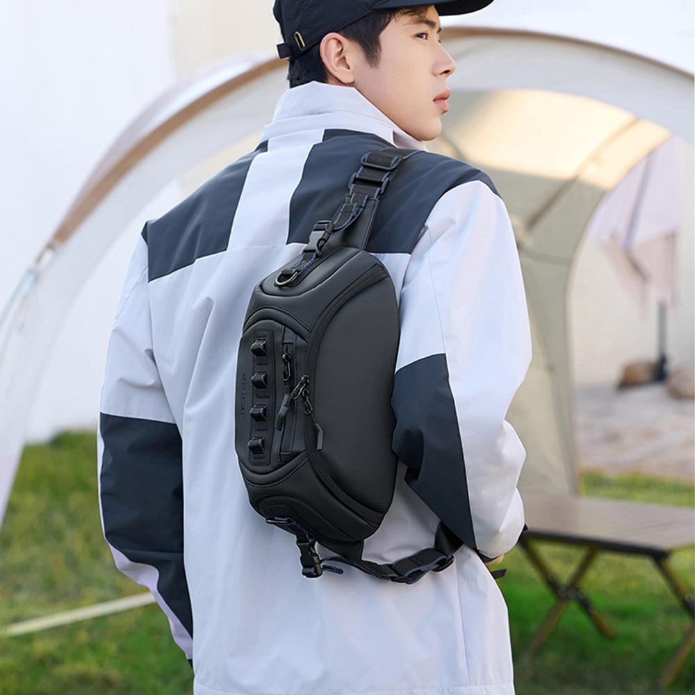UrbanFlex Camera Sling Bag For Men With Removable Dividers Water Resistant Travel Design 9