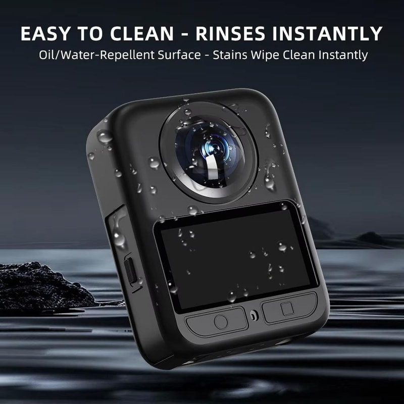 DJI Osmo 360 Silicone Protective Case With Lens Cap Shockproof Dustproof Camera Cover 9
